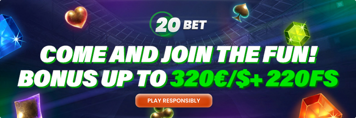 20bet Bonus Free spins